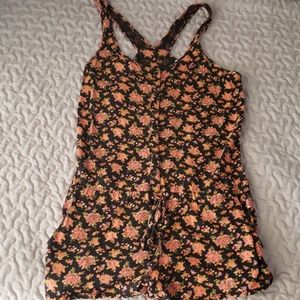 Flowered Romper